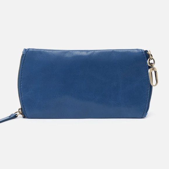 NWT New Hobo Spark Glasses CaseATLANTIS BLUE Leather Retired Rare